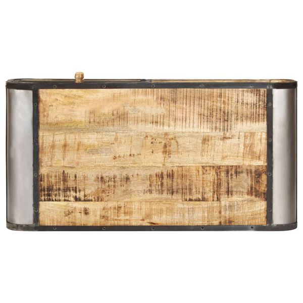 vidaXL طاولة قهوة 35x50x100 سم خشب مانجو صلب