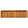 vidaXL حوض حديقة مرتفع 200×30×50 سم خشب سنط صلب