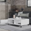 vidaXL طاولة قهوة أبيض 90×60×35 سم خشب صناعي