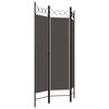 vidaXL مقسم غرفة ذو 3 ألواح أنثراسيت 120×180 سم