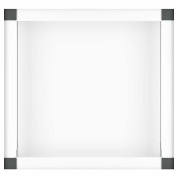 vidaXL قاعدة غسالة مع رف سحب أبيض