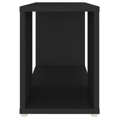 vidaXL خزانة تلفزيون أسود 60×24×32 سم خشب صناعي