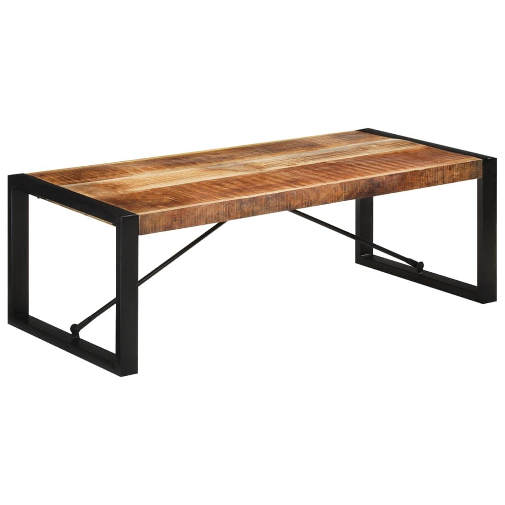 vidaXL طاولة طعام 120×55×40 سم خشب مانجو صلب خشن