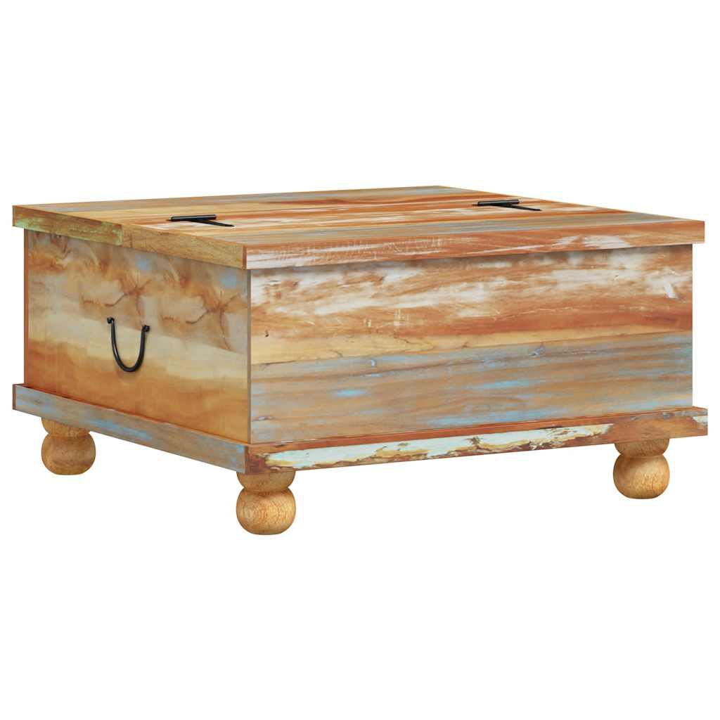 vidaXL طاولة قهوة خشب مستصلح 70x70x38 سم