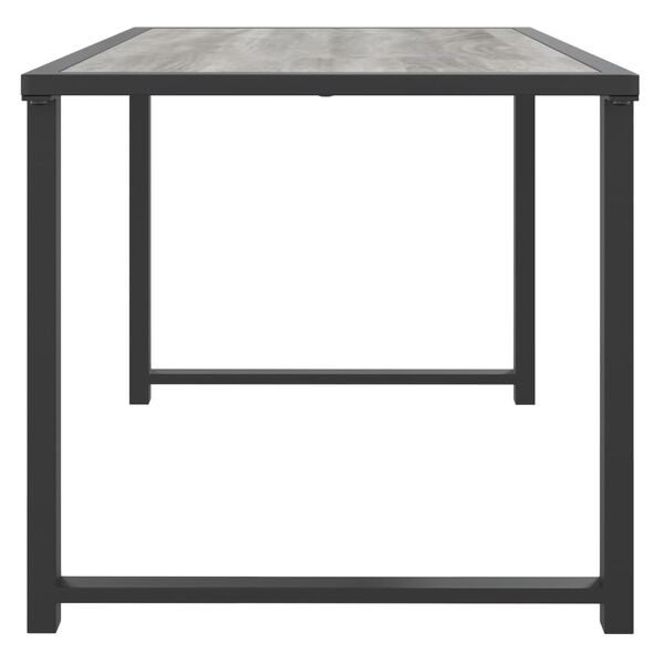 vidaXL طاولة حديقة أنثراسيت 55×40×37 سم فولاذ