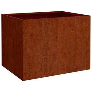 vidaXL أصيص 46x47x62 سم فولاذ كورتن