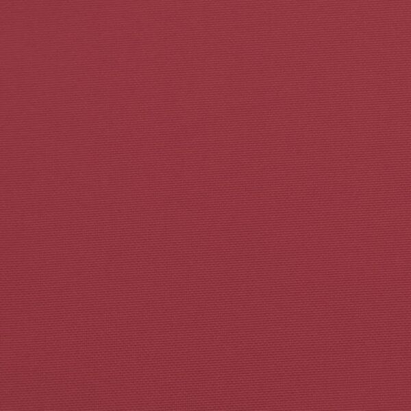 vidaXL وسائد بنش حديقة 2 ق أحمر خمري 120×50×7 سم قماش أكسفورد