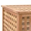 vidaXL سلة غسيل 87.5×46×67 سم خشب جوز صلب