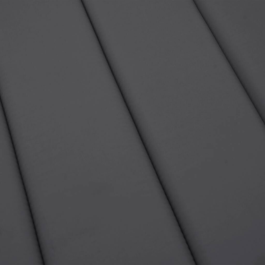 vidaXL وسادة كرسي تشمس أنثراسيت 180×60×3 سم قماش أكسفورد