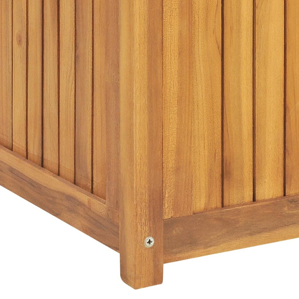 vidaXL صندوق حديقة 175×50×55 سم خشب ساج صلب
