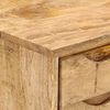 مكتب VidaXL مع أدراج 110x47x76 سم من الخشب الصلب والمانجو