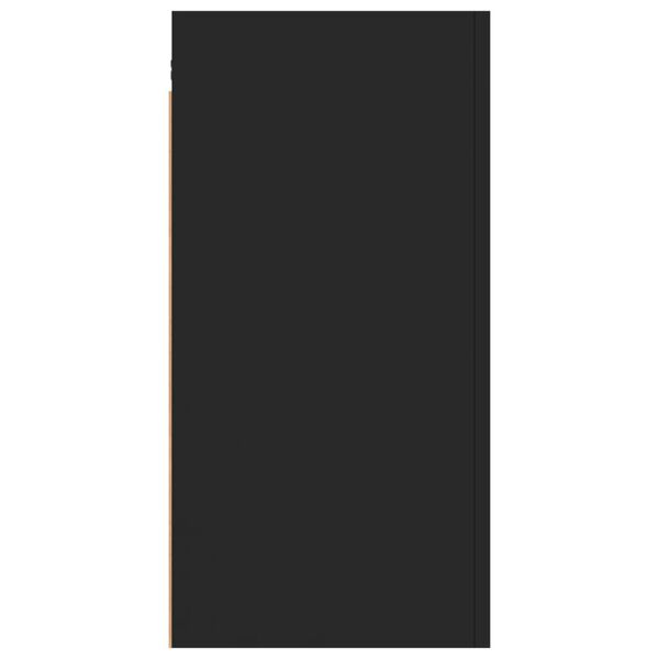 vidaXL خزانات تلفزيون 2 ق أسود 30.5×30×60 سم خشب صناعي