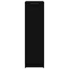 vidaXL خزانة أحذية 100x35x30 سم خشب صناعي أسود