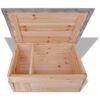 vidaXL بيت قنفذ 45×33×22 سم خشب
