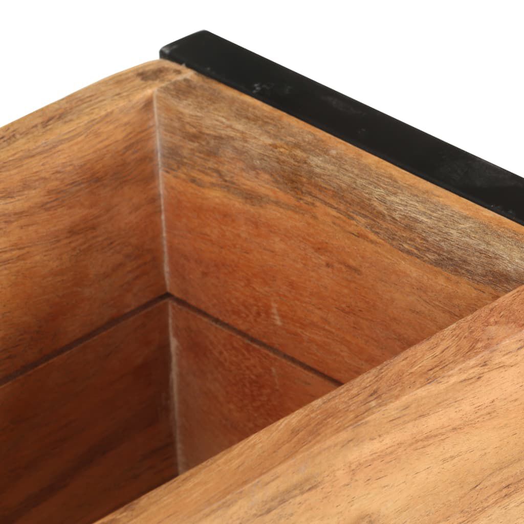vidaXL حوض زرع 60×20×68 سم خشب أكاسيا صلب