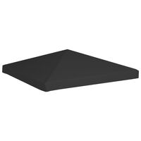 vidaXL غطاء جازيبو علوي 270 جرام/م² 3×3 م أسود