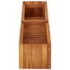 vidaXL حوض حديقة مرتفع 150×30×25 سم خشب أكاسيا صلب