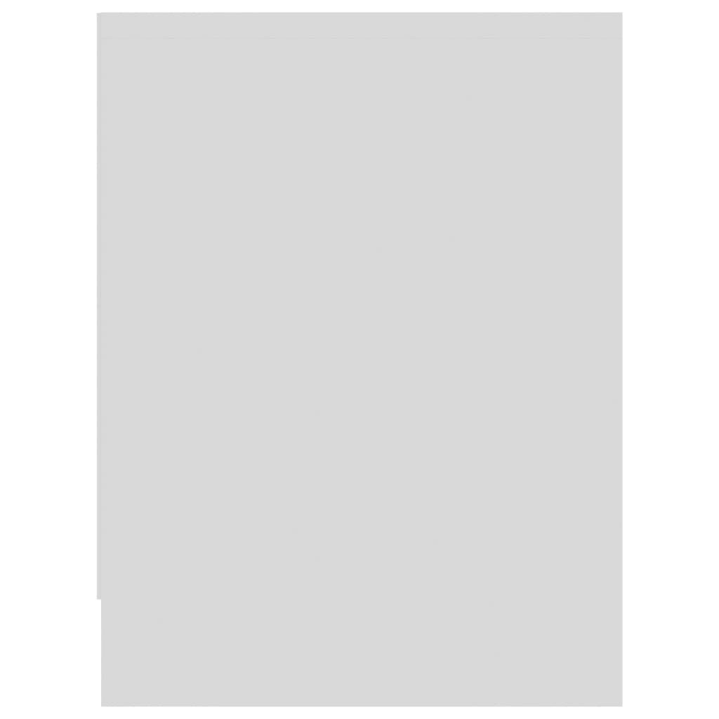 vidaXL خزانة جانب سرير لون أبيض 40×30×40 سم خشب صناعي