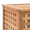 vidaXL صندوق غسيل 77.5×37.5×46.5 سم خشب جوز صلب