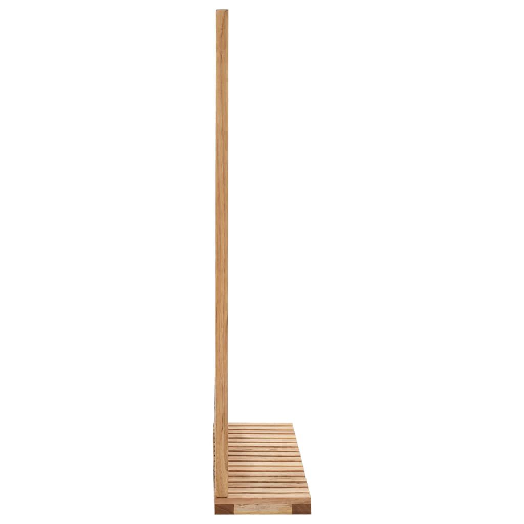 vidaXL مرآة حمام 60×12×62 سم خشب جوز صلب