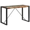 vidaXL طاولة طعام 120×55×76 سم خشب صلب مستصلح