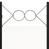 vidaXL مقسم غرفة ذو 3 ألواح أبيض 120×180 سم