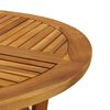 VidaXL طاولة حديقة قطر 85 سم خشب أكاسيا صلب