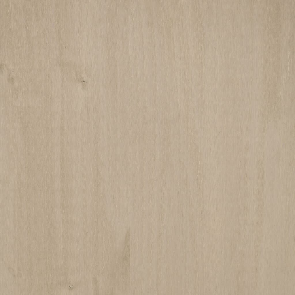 vidaXL خزانات جانب السرير 2 ق بني عسلي 40×35×44.5 سم خشب صنوبر صلب