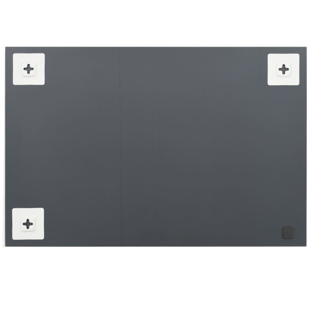 vidaXL مرايا حائط 2ق 40x60 سم زجاج مستطيل