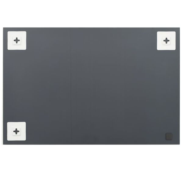 vidaXL مرايا حائط 2ق 40x60 سم زجاج مستطيل