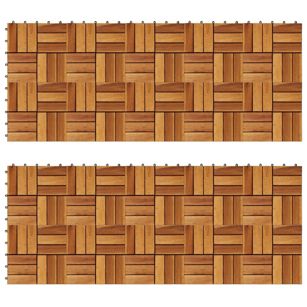 بلاط تزيين أرضيات 30×30 سم طقم أكاسيا 20 قطعة