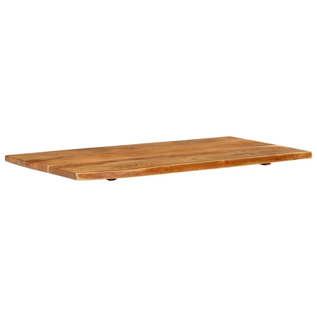 vidaXL سطح حوض غسيل الحمام خشب أكاسيا صلب 100×55×2.5 سم