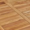 vidaXL طاولة سفرة حديقة 80×80×80 سم خشب ساج صلب