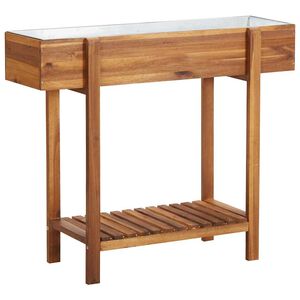 vidaXL حوض حديقة مرتفع خشب أكاسيا صلب