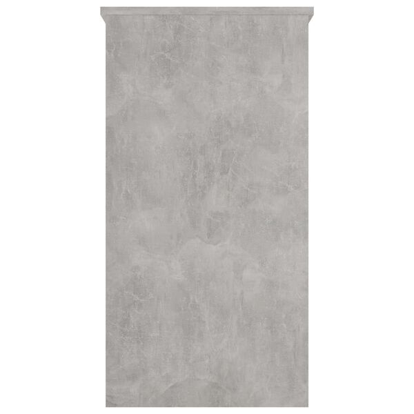 vidaXL مكتب لون رمادي أسمنتي 80×40×75 سم خشب صناعي