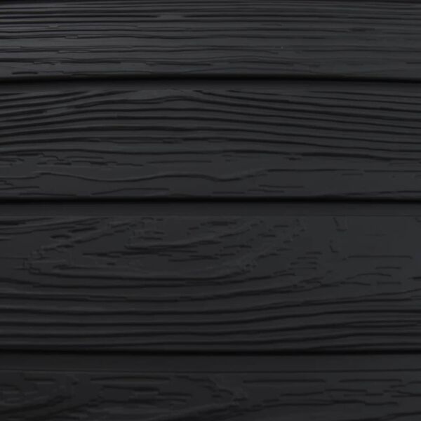 vidaXL صندوق حديقة كمبوستر أسود 280 لتر بولي بروبلين