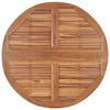 318479 vidaXL طاولة سفرة حديقة قابلة للطي قطر 110x75 سم خشب ساج صلب