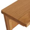 vidaXL حامل معاطف 90×16×16 سم خشب بلوط صلب