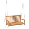 vidaXL بنش متأرجح خشب ساج صلب 114×60×64 سم