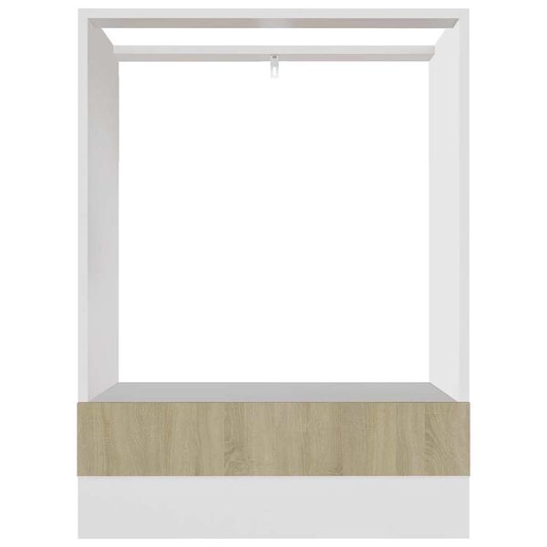 vidaXL خزانة فرن سونوما أوك 60×46×81.5 سم خشب صناعي