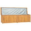 vidaXL صندوق حديقة 200×50×55 سم خشب ساج صلب