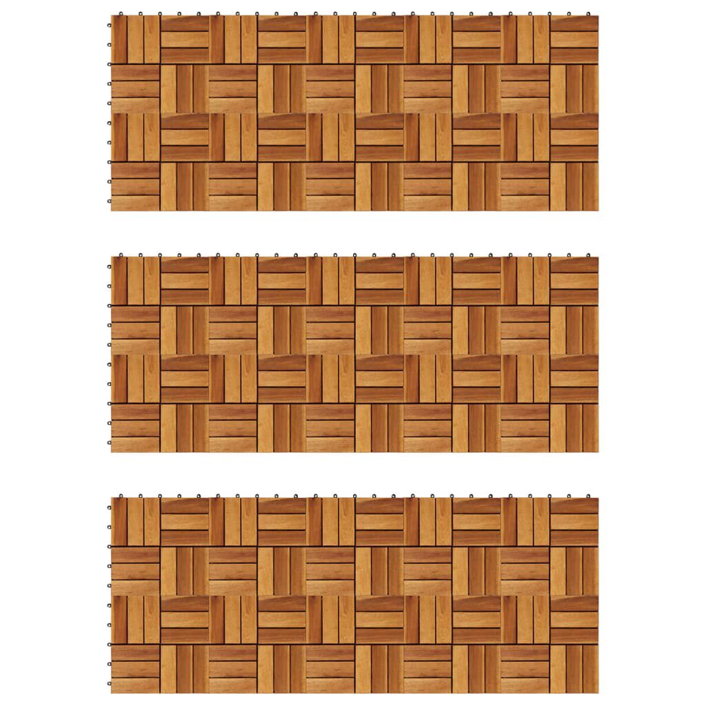 بلاط تزيين أرضيات 30×30 سم طقم أكاسيا 30 قطعة