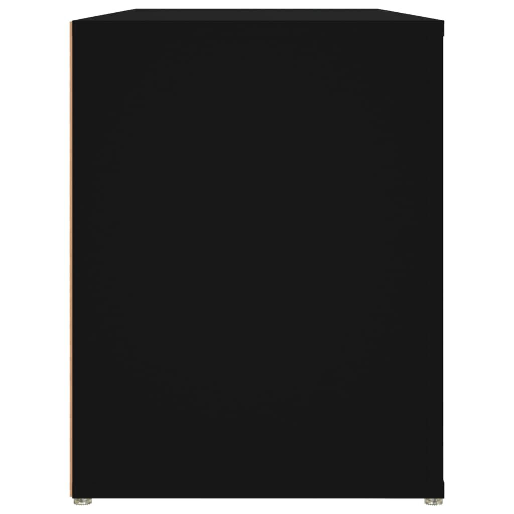 حامل أحذية VidaXL أسود 100x35x45 سم خشب صناعي