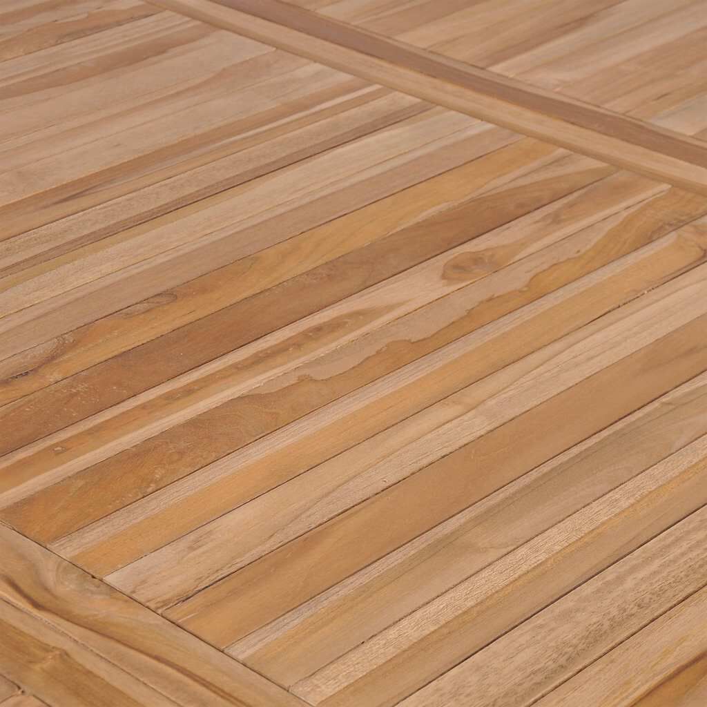 vidaXL طاولة حديقة 200×100×77 سم خشب ساج صلب