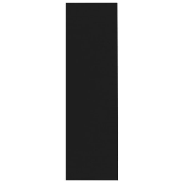 vidaXL خزانة كتب لون أسود 97.5×29.5×100 سم خشب صناعي