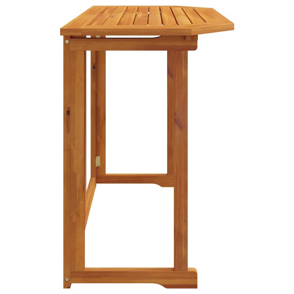 vidaXL طاولة بيسترو 90×50×75 سم خشب سنط صلب