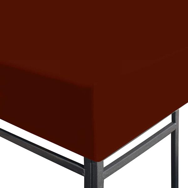 vidaXL سقف مظلة علوي 310 جرام/ م² 3×3 م تيراكوتا