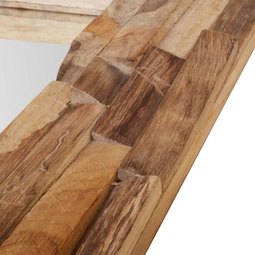 vidaXL مرآة حائط ديكورية 90×60 سم زجاج مستطيل