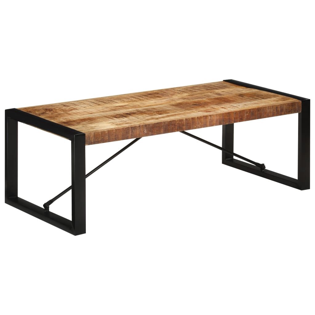 vidaXL طاولة طعام 120×55×40 سم خشب مانجو صلب خشن