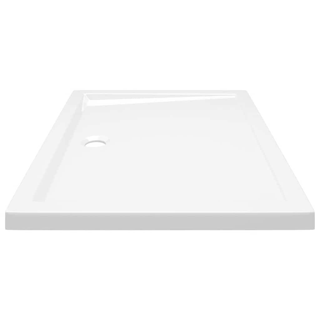 vidaXL قاعدة دش ABS مستطيلة 70×90 سم